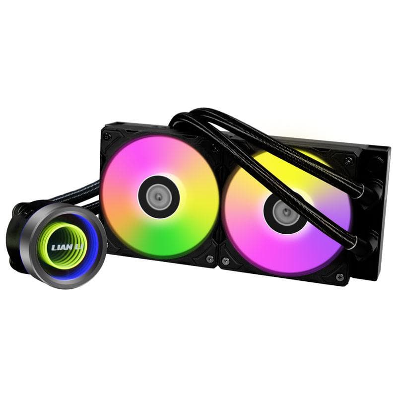 Cooler Procesor LIAN LI GA II Trinity, Lichid, 12 cm, 2 ventilatoare, aRGB