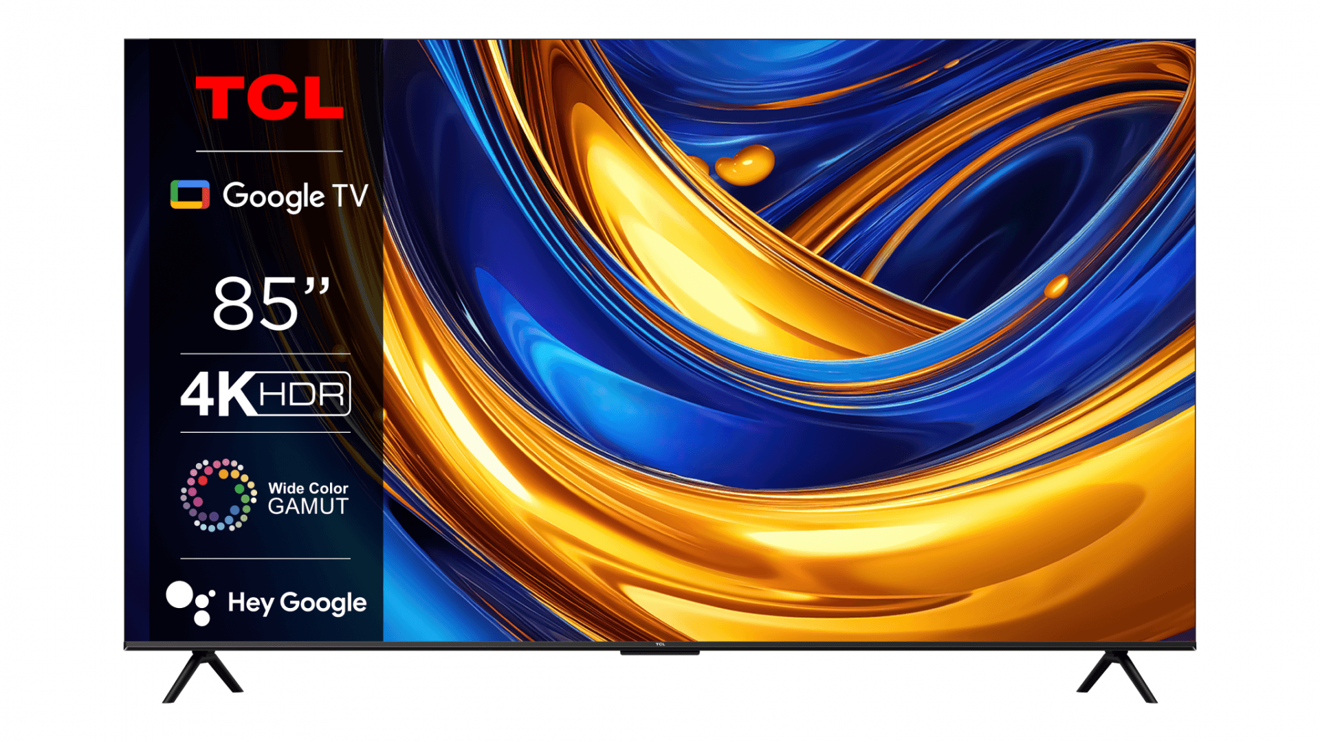 Televizor LED TCL 85P69B, 216 cm (85"), 4K, Smart TV, WiFi, Negru