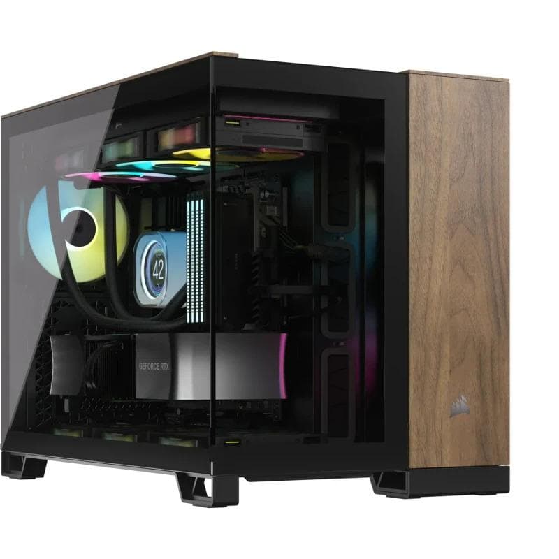 Carcasa CORSAIR 2500X, RGB, Mid Tower, Black