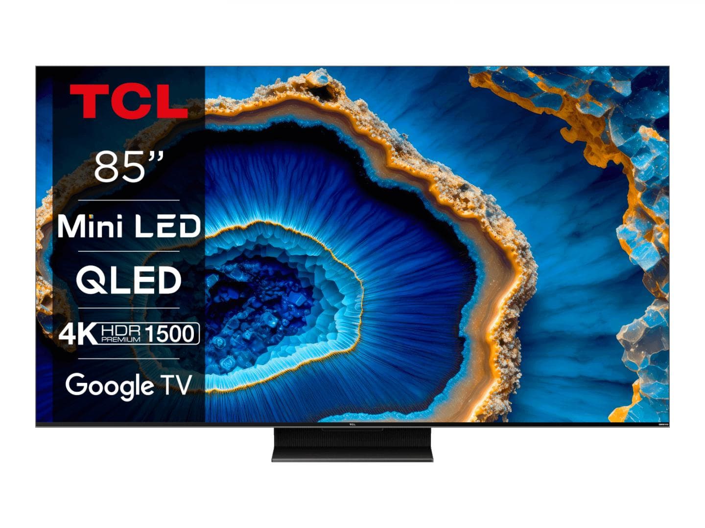 Televizor Smart Mini LED TCL 85C805, 216 CM (85``), 4K, 240Hz, Wi-Fi, Negru