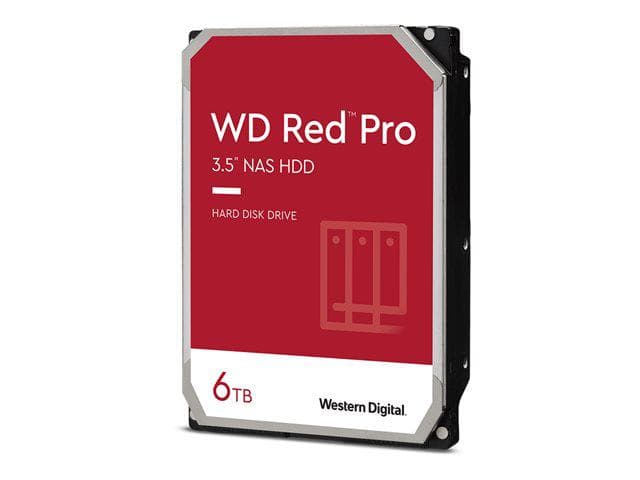HDD NAS WD Red Pro, 6TB, 7200 RPM, 256MB, Serial ATA