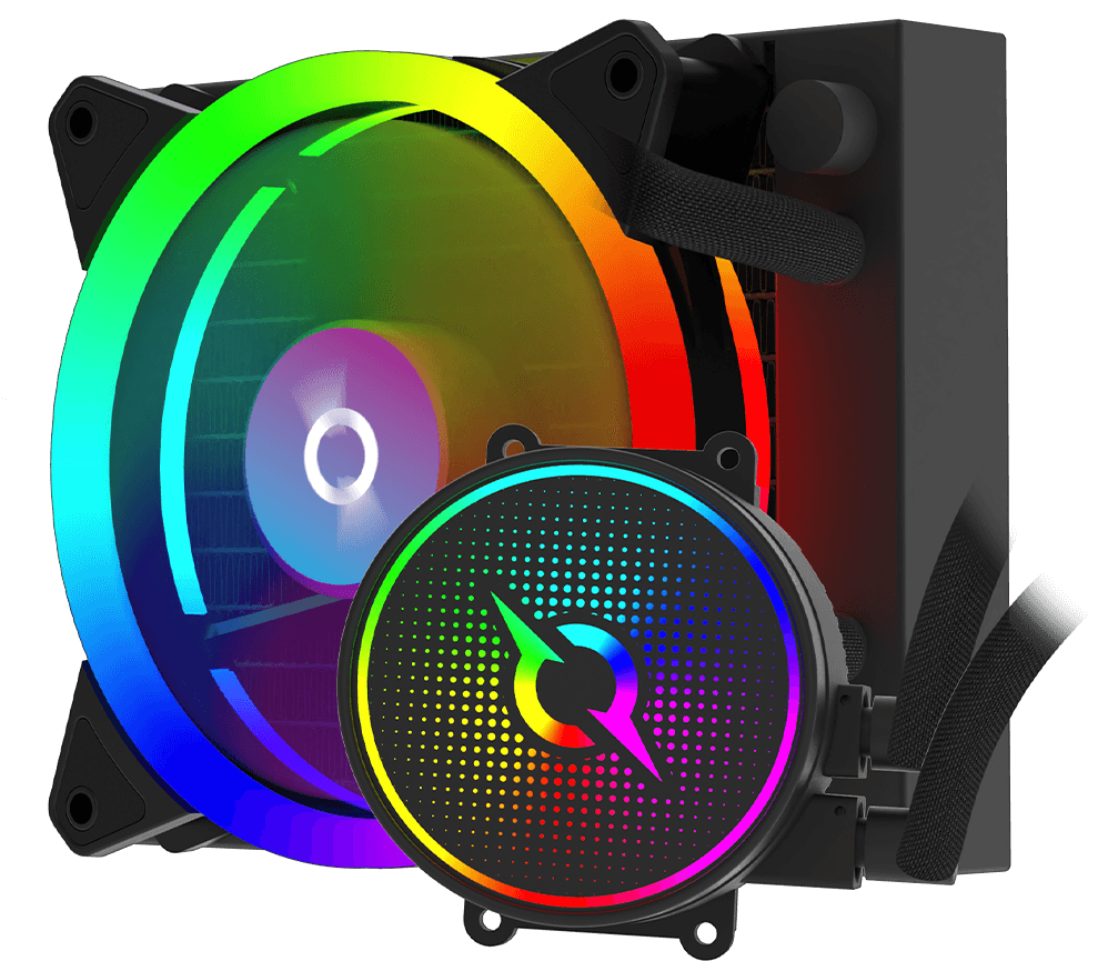 Cooler Procesor AQYRIS AQUARIUS 120 AIO, Lichid, 12 cm, aRGB