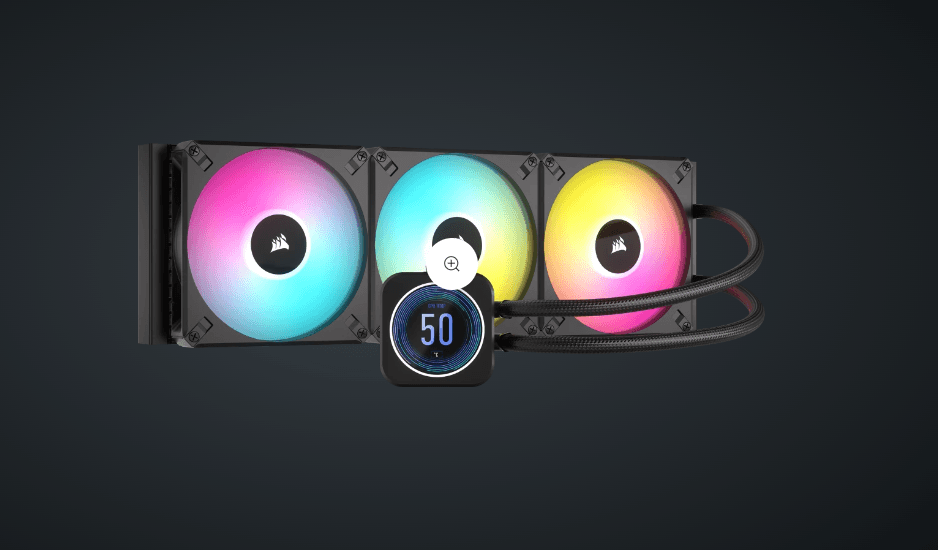 Cooler Procesor Corsair iCUE H170i ELITE LCD XT, Lichid, 14 cm, 3 ventilatoare, aRGB
