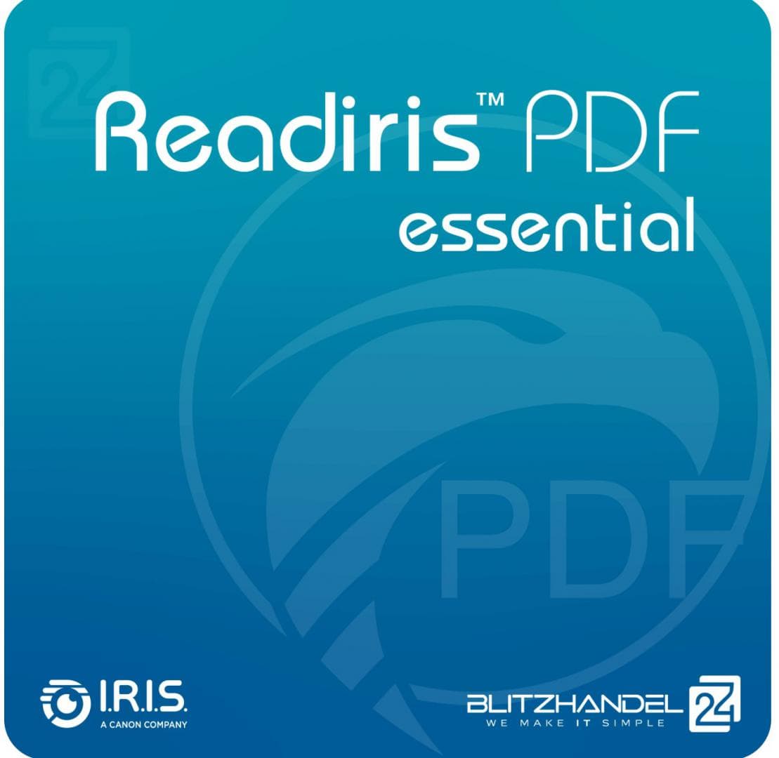 Readiris PDF Essential - 1lic Win/Mac