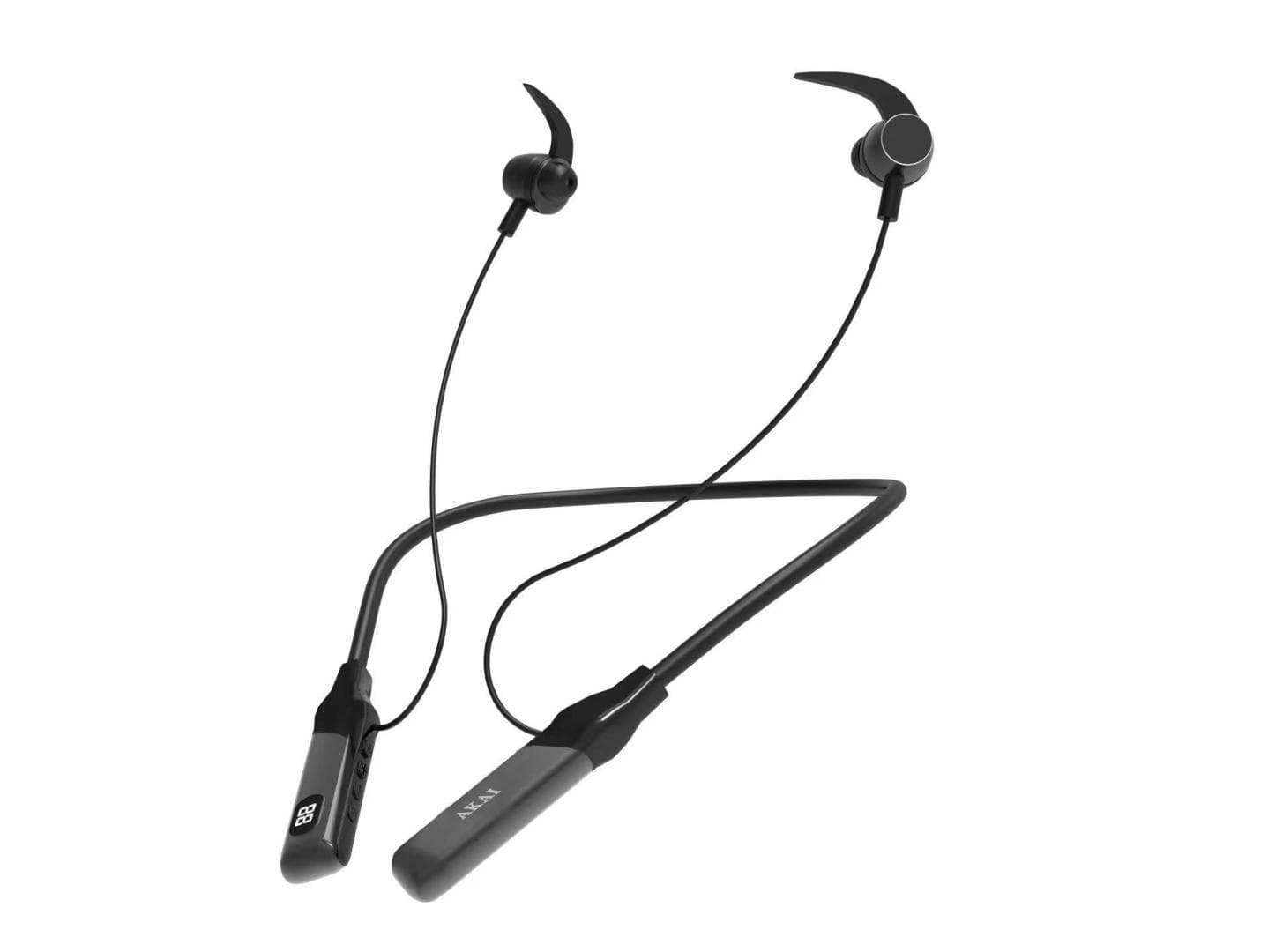 Casti Head-band AKAI BTN-B100, Wireless, Negru