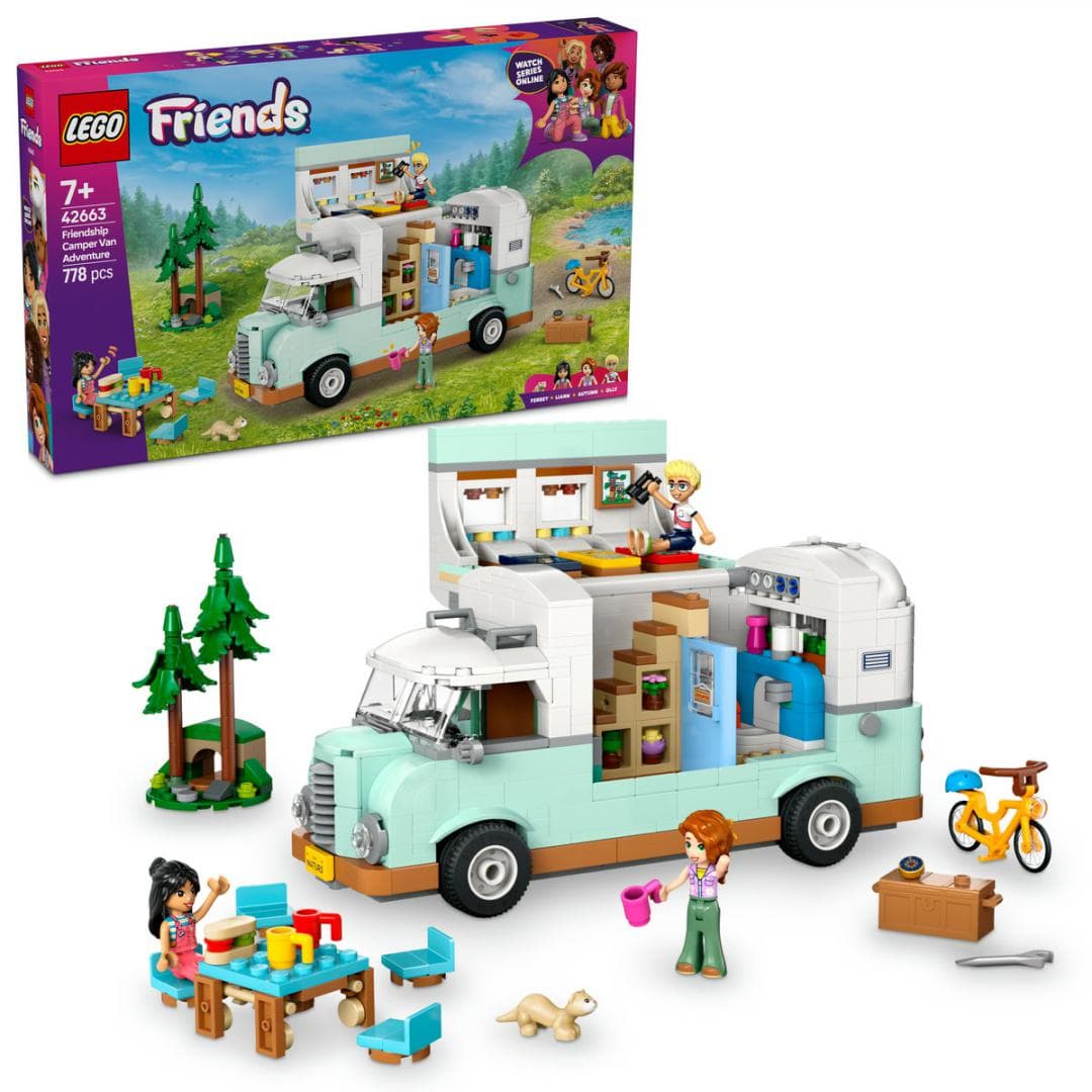 AVENTURA IN RULOTA CU PRIETENII, LEGO42663