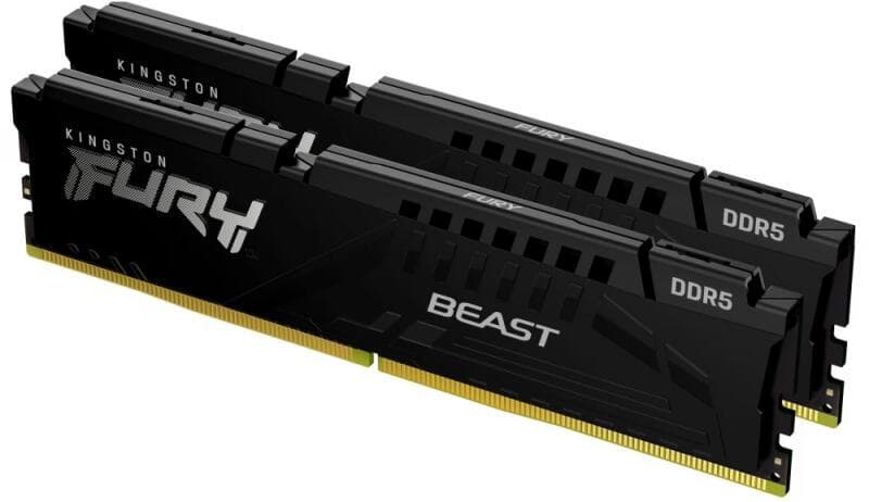Memorie RAM Kingston FURY Beast, 64GB DDR5, 5200MHz, CL36