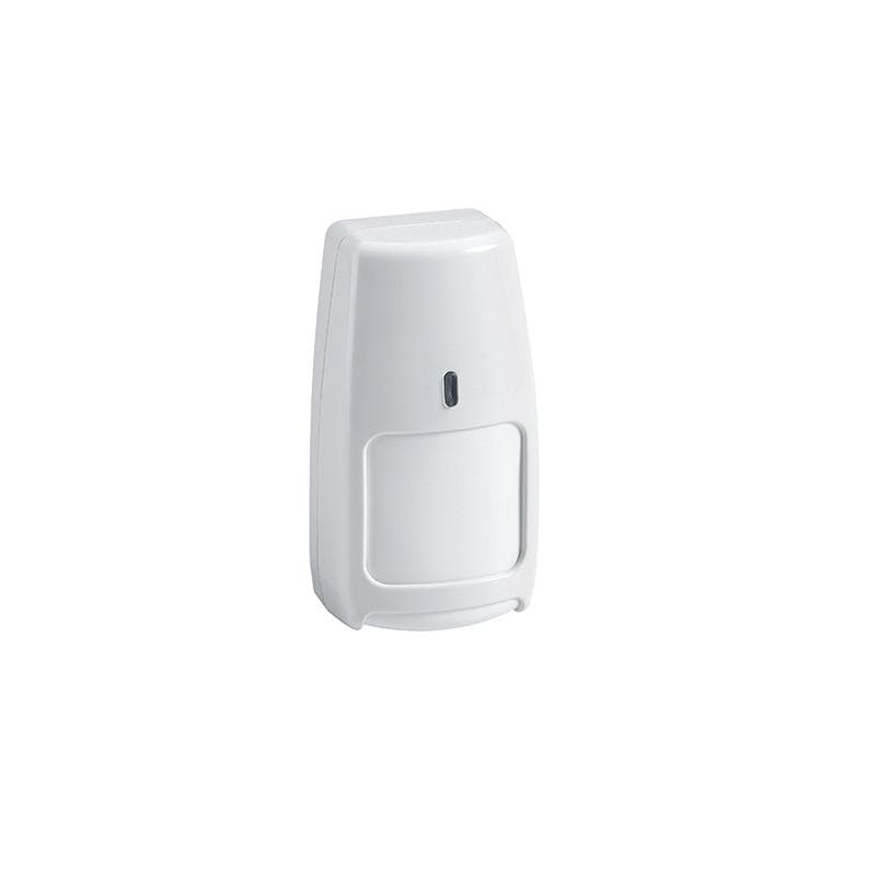 Detector de miscare Wireless RF/PIR-PI, 11M IRPI8M Frecventa operare: 868 MHz Suprafata acoperita: 11 x 12 m Pet immunity: Switch selectable pet immunity 0.18 - 36 Kg White light immunity: >6500 lux Alimentare: 1x CR123 baterie Temperatura functionare: -10°C - +55°C Dimensiuni: 112 x 60 x 40 mm
