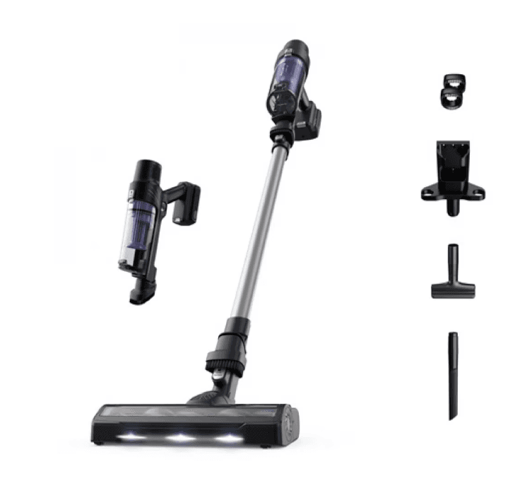 Aspirator vertical ROWENTA X-Pert 7.6 RH6A35WO, 0.44l, autonomie max 45 min, violet-negru