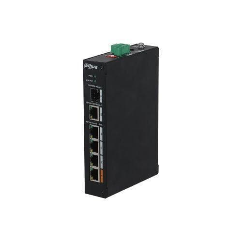 DAHUA SWITCH 4 PORT POE UNMANAGED PFS3106-4ET-60-V2 Switch unmanaged PoE cu 4 porturi > Sursă de alimentare PoE cu opt pini > PoE inteligent (PoE: 1,2,3,4,5 (V+); > Hi-PoE 60 W (port portocaliu):Hi-PoE: 3,6,7,8 (V-) >functie de supraveghere inovatoare POE (Watchdog), putand detecta automat o eroare