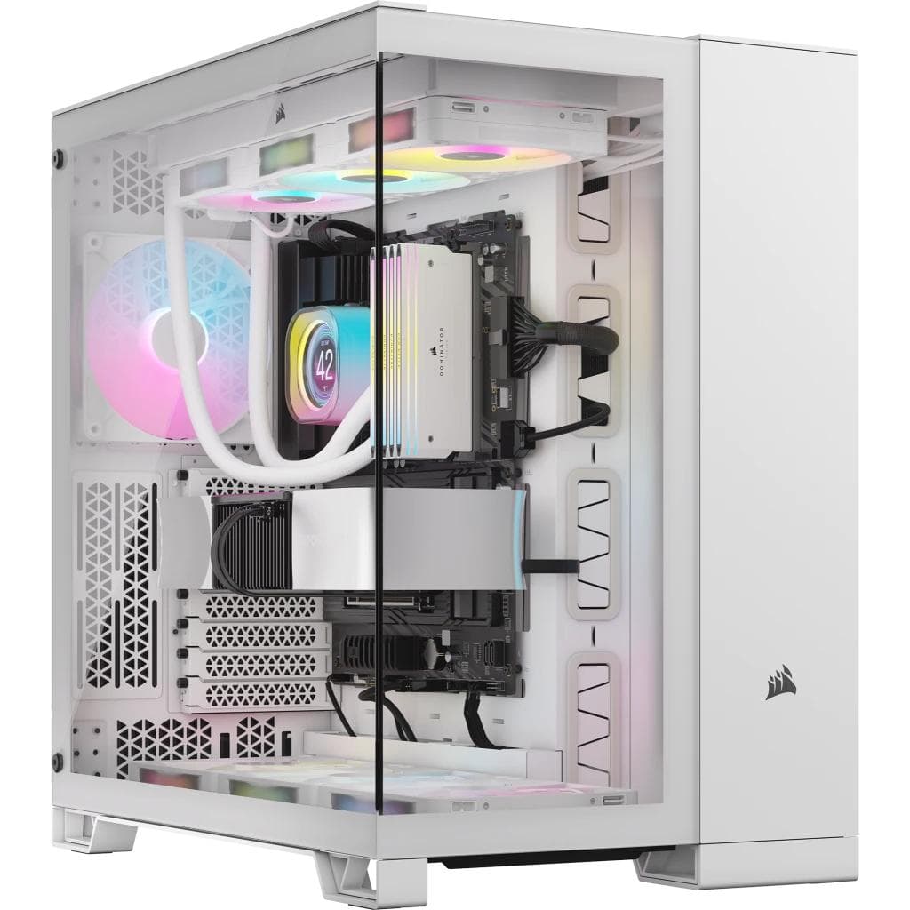Carcasa CORSAIR 6500X, RGB, Mid Tower, White