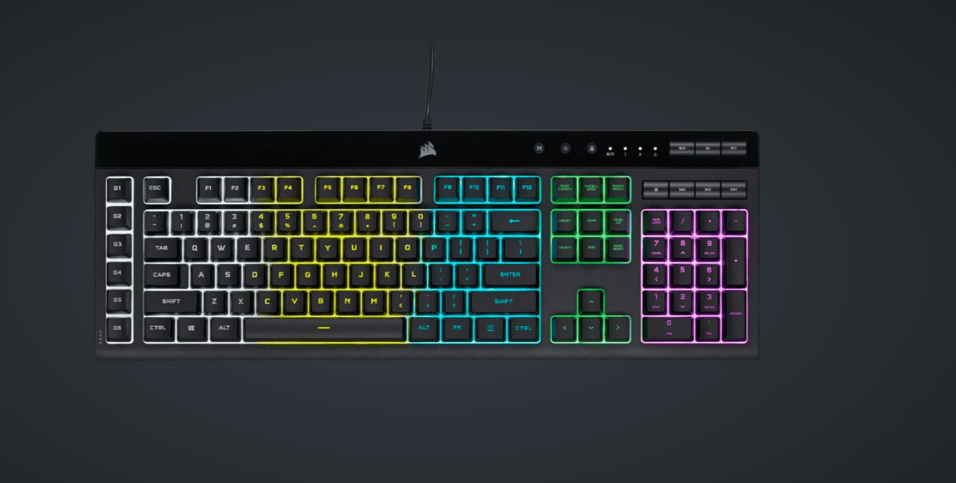 Tastatura Gaming CORSAIR K55 PRO, RGB, USB, Negru
