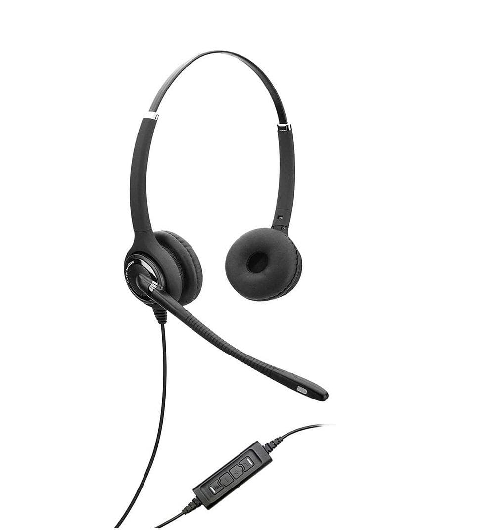 Casti Head-band Axtel Elite UC, Wired, noise-canceling, Negru