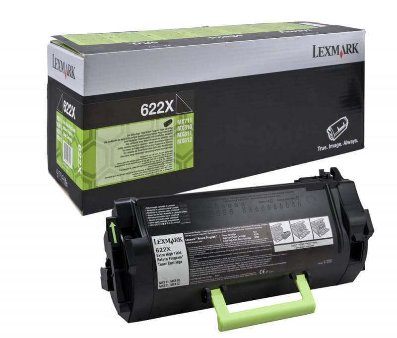 Toner Lexmark 622X, Black