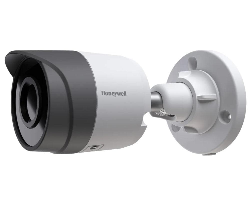 Camera Honeywell IP Bullet seria 30, 5MP, HC30WB5R1,TDN, WDR 120dB, lentilă fixă 4mm, PoE, IP66, conform cu NDAA secțiunea 889, conform cu PCI-DSS, card SD 256GB, H.265, criptare a stream-ului video TLS1.2 iar împreună cu generația de NVR-uri 30 de la Honeywell asigurând o soluție securizată de la