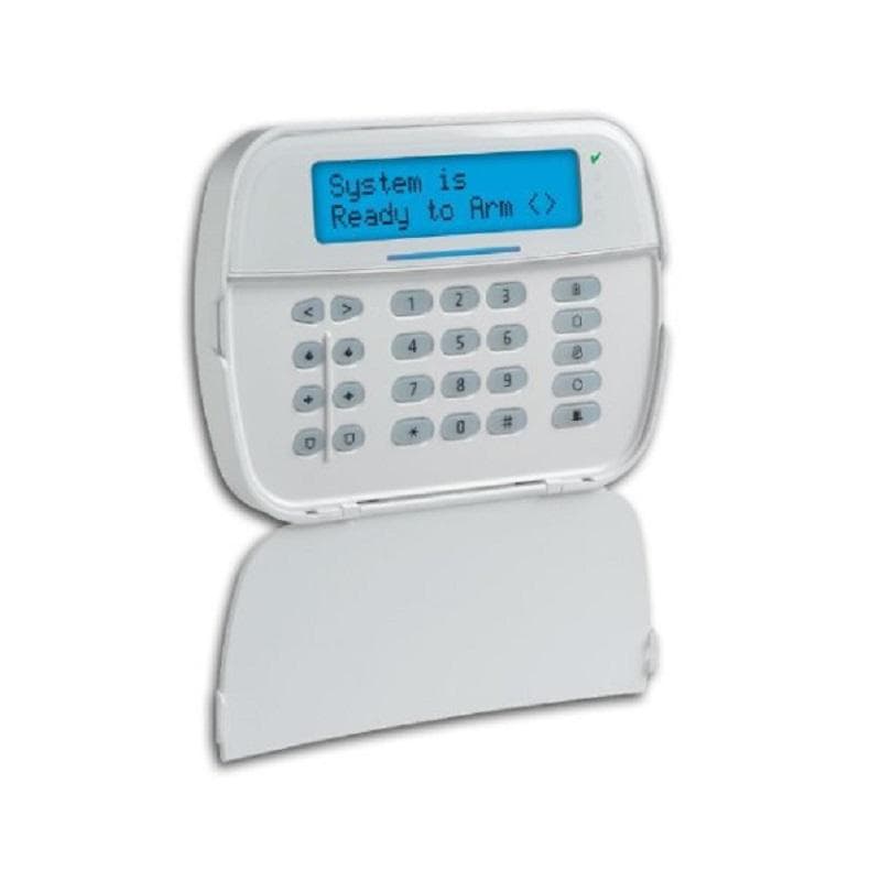 Tastatura LCD WIRELESS, DSC NEO-LCDWFP, 128 de zone (radio si/sau cablate), Comunicatie duplex cu centrala prin intermediul unui modul de emisie-receptie (transceiver stand-alone sau inclus intr-un alt echipament PowerG - exemplu: NEO-ICONRF), Cititor de proximitate incorporat, 32 caractere