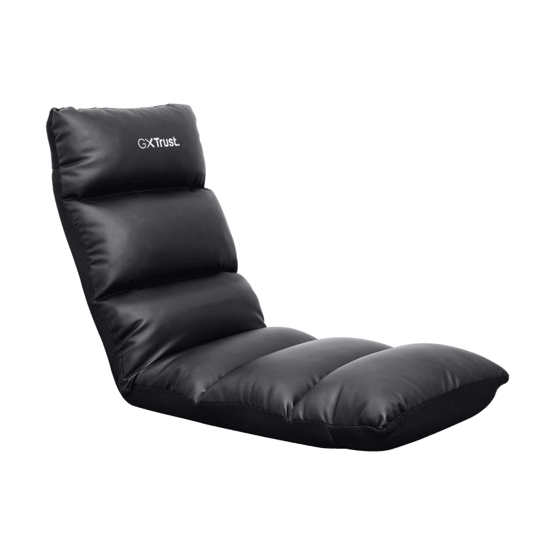 Scaun pliabil Trust GXT 718 Rayzee, greutate maxima suportata 125 lg, material piele, negru