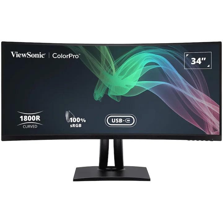 Monitor Consumer ViewSonic VP3481A, 34", 3440 x 1440 pixeli, Black