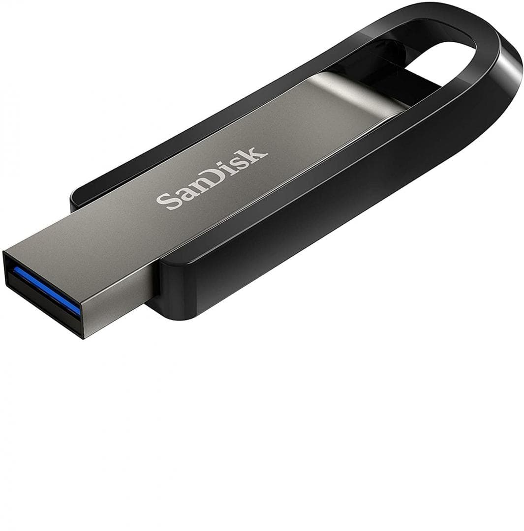 Memorie USB SanDisk Extreme Go 64 GB, USB 3.1, Metallic