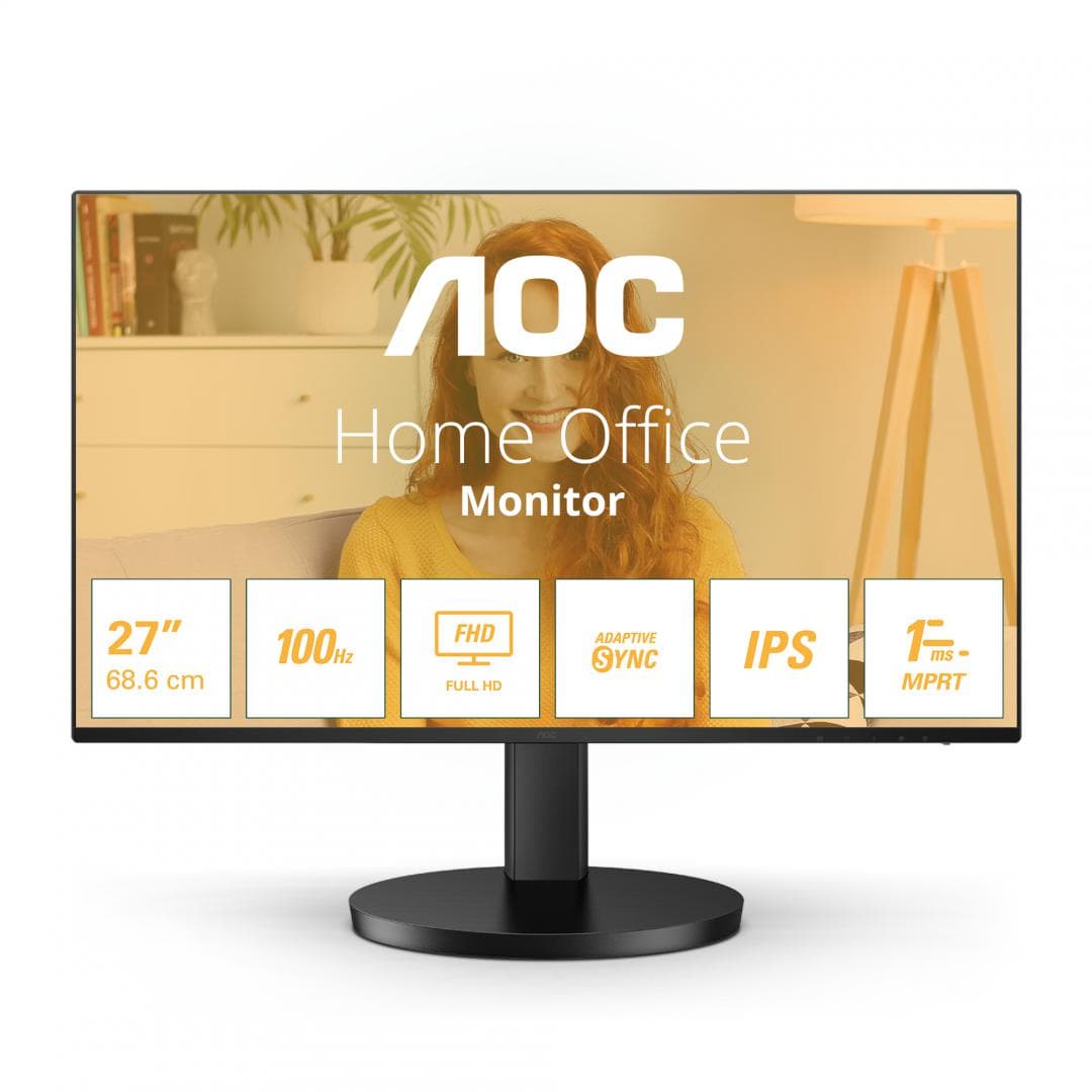 Monitor Consumer AOC 27B3HA2, 27", 1920 x 1080 pixeli, Black