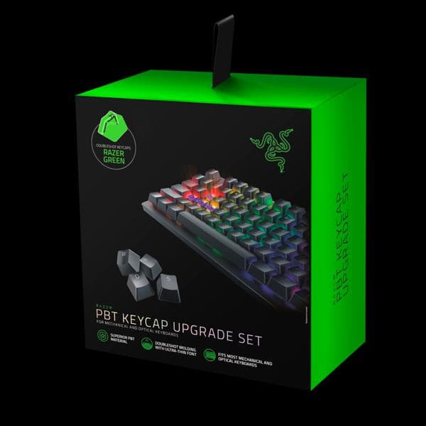 Tastatura Mecanica Gaming Razer PBT Keycap Upgrade Set, Verde