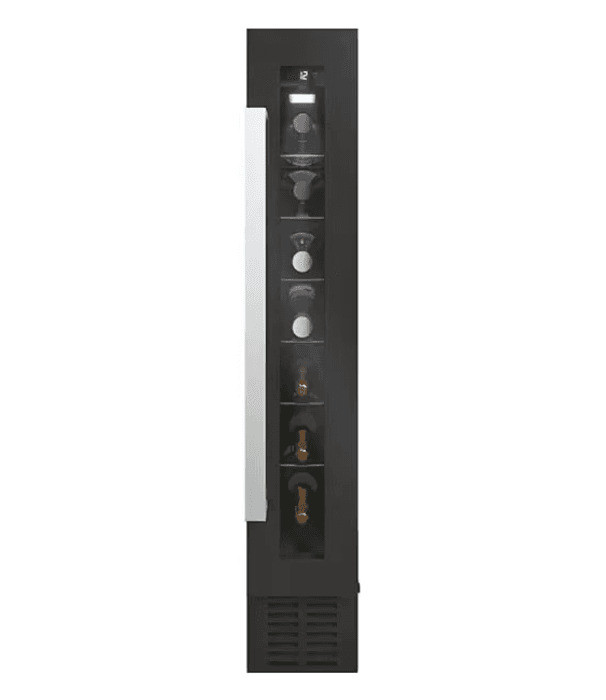 Racitor Vinuri Incorporabil Candy CCVB 15/1 BI wine cooler,15x60cm, NEL-G, mono zone, 7 bottles, display