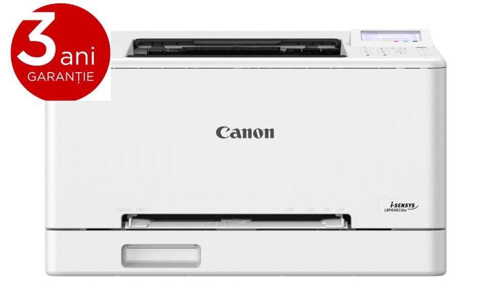 Imprimanta Laser Canon i-SENSYS LBP647Cdw, Color, format A4, USB + LAN