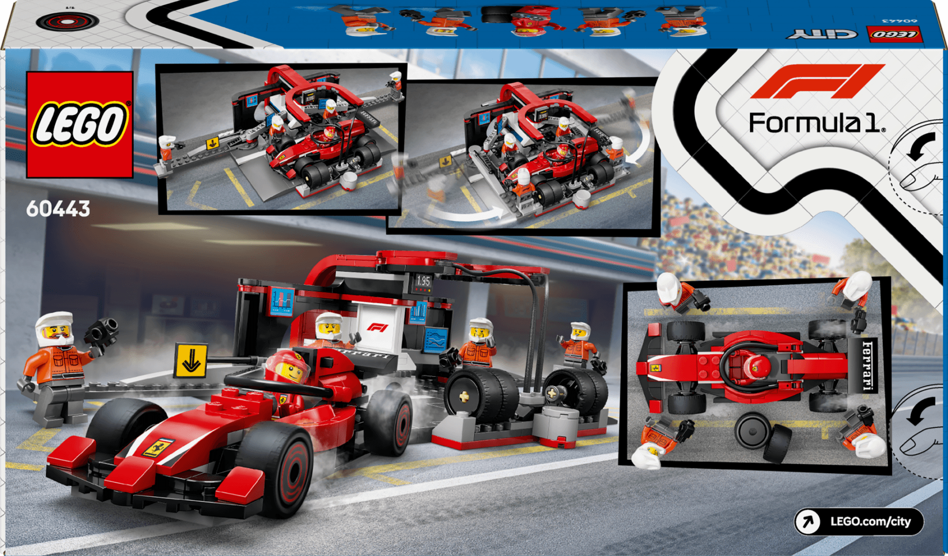 BOXA,MECANICIF1&MASINA FERRARI,LEGO60443