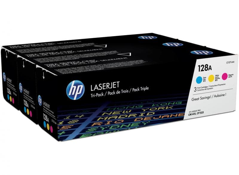 Toner HP CF371AM, Cyan, Magenta, Yellow