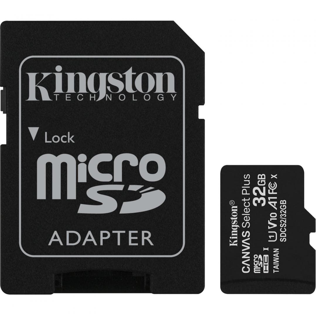 Card de Memorie MicroSDHC Kingston Select Plus, 32GB, Adaptor SD, Class 10