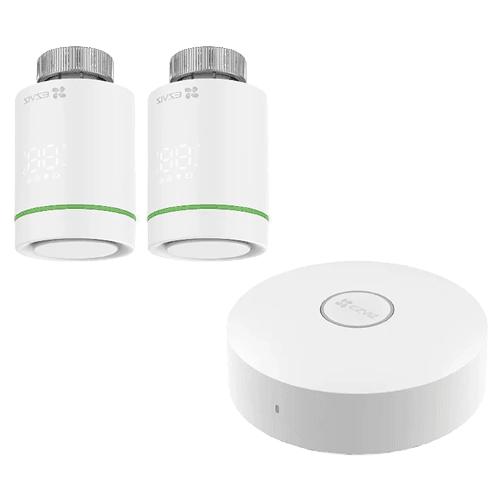 Kit Home Gateway Smart Home A3 + 2x Termostat inteligent comunicare wireless Ezviz T55