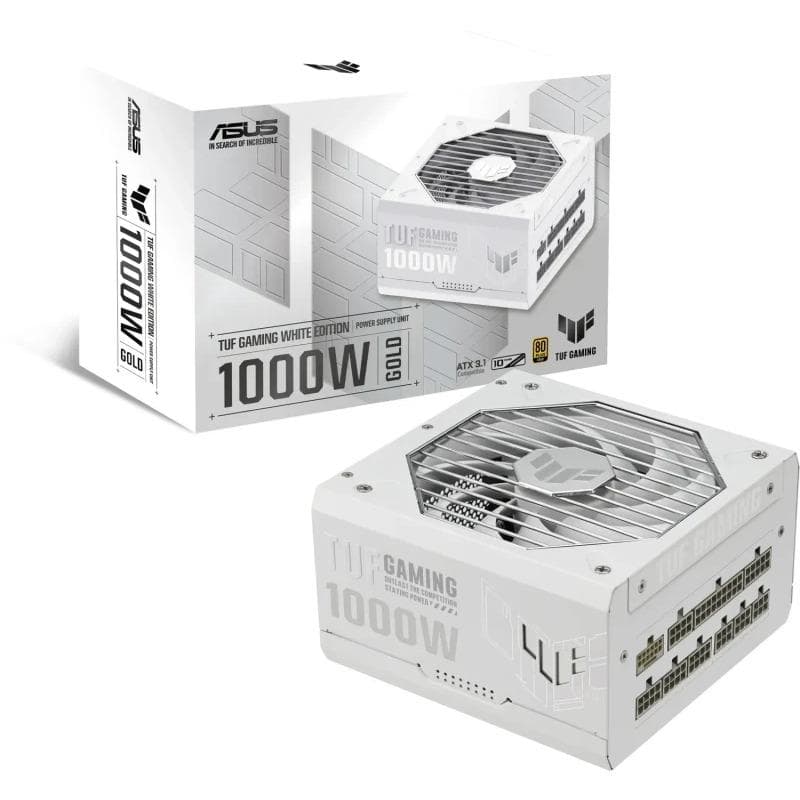 Sursa ASUS TUF Gaming 1000W Gold White Edition, 80+ Gold, 1000W