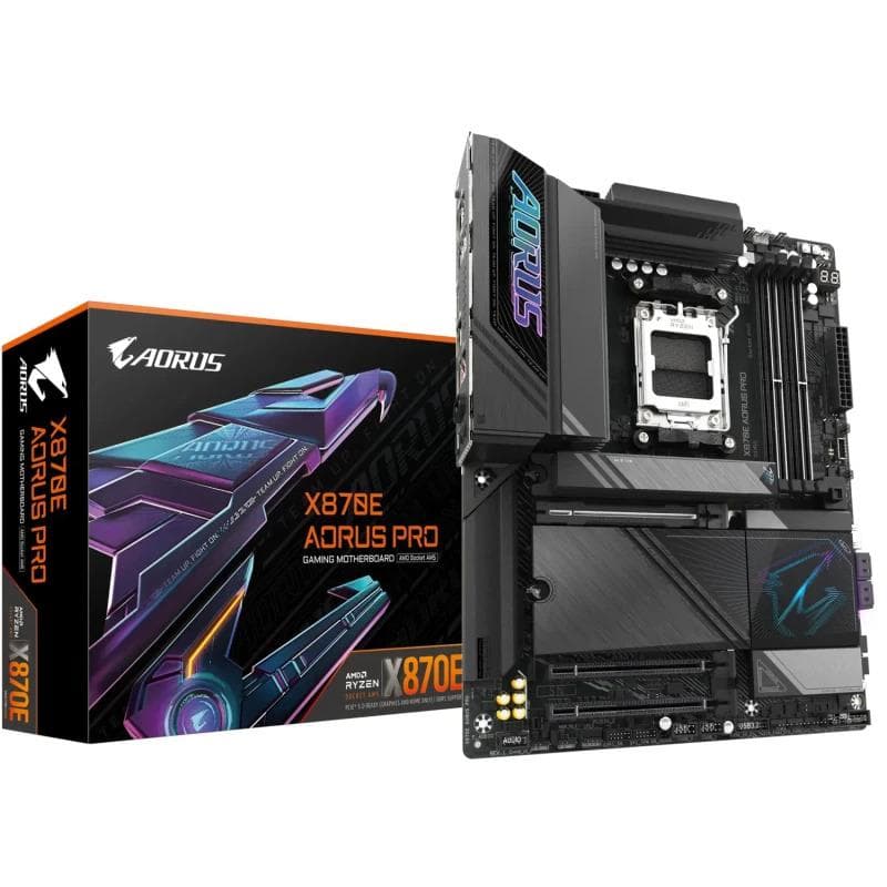 Placa de baza Gigabyte X870E AORUS PRO, Socket AM5, DDR5, ATX