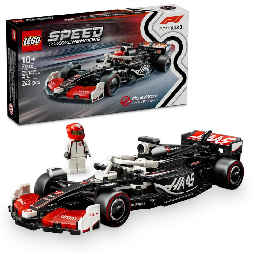 MASINA DE CURSE MONEYGRAM HAAS F1, TEAM VF-24, LEGO 77250
