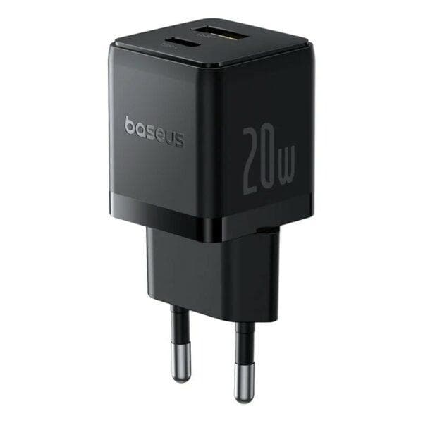 Incarcator retea Baseus Palm, 20W, 2 porturi, negru
