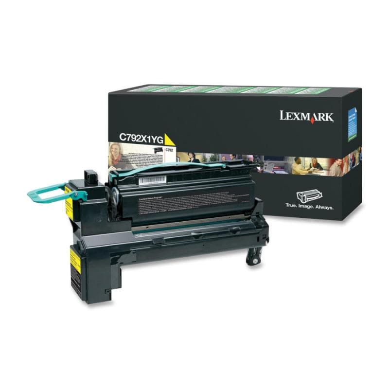 Toner LEXMARK C792X1YG, Yellow