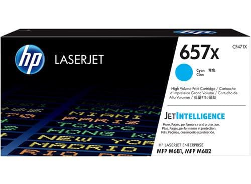 Toner HP 657X, Cyan