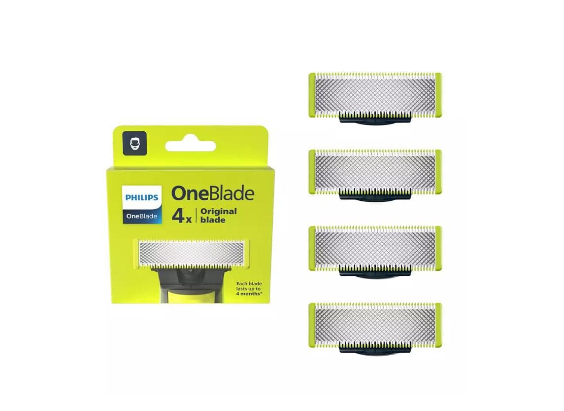 Rezerva OneBlade QP240/50 kit 4 lame,compatibil OneBlade si OneBladePro, Verde
