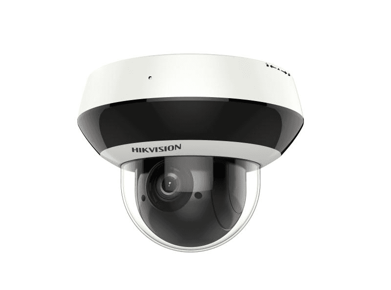Camera de supraveghere IP Mini Dome PTZ 4X Outdoor 4MP Hikvision DS-2DE2A404IW-DE3(C0)(S6)(C), lentila varifocala: 2.8-12mm, iluminare min: Color: 0.005 Lux @ (F1.5, AGC ON), B/W: 0.001 Lux @ (F1.5, AGC ON), 0 Lux cu IR 20m, microfon incorporat, interfata audio: 1/1, slot card de memorie