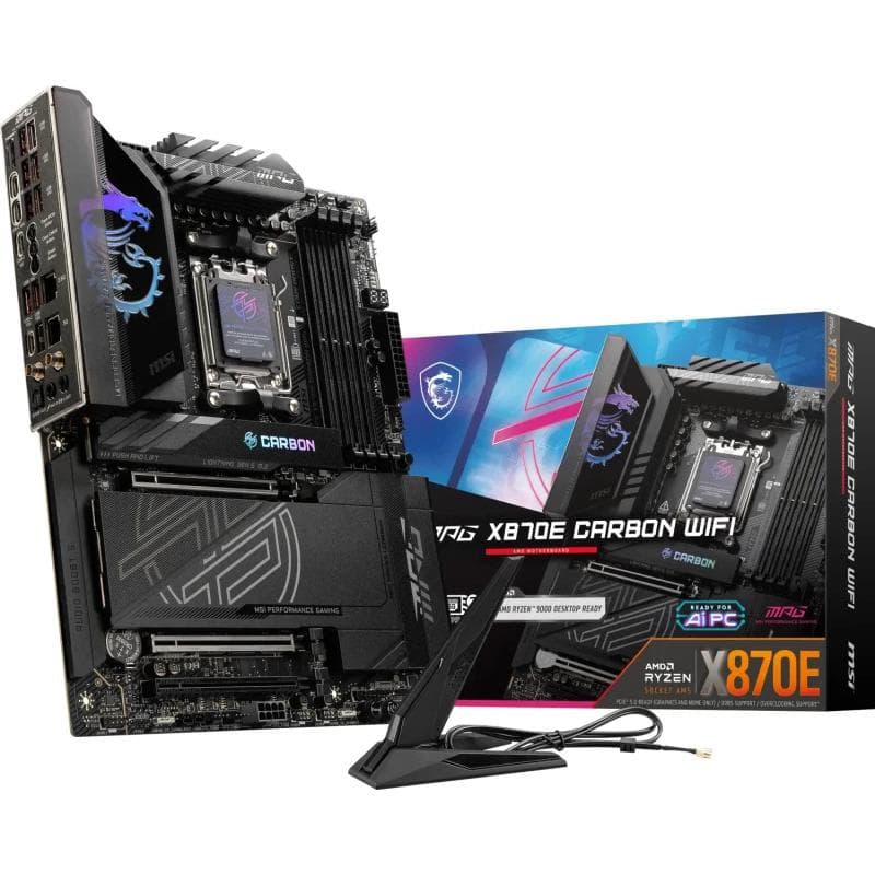 Placa de baza MSI MPG X870E CARBON WIFI, Socket AM5, DDR5, ATX