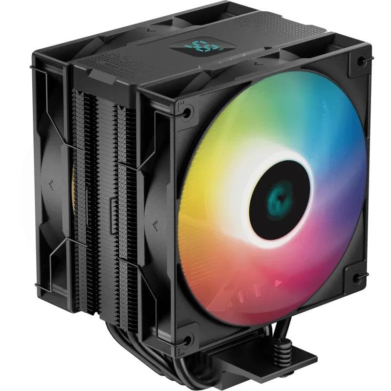 Cooler Procesor DeepCool AG400 Digital Plus, Aer, 12 cm, 2 ventilatoare, aRGB