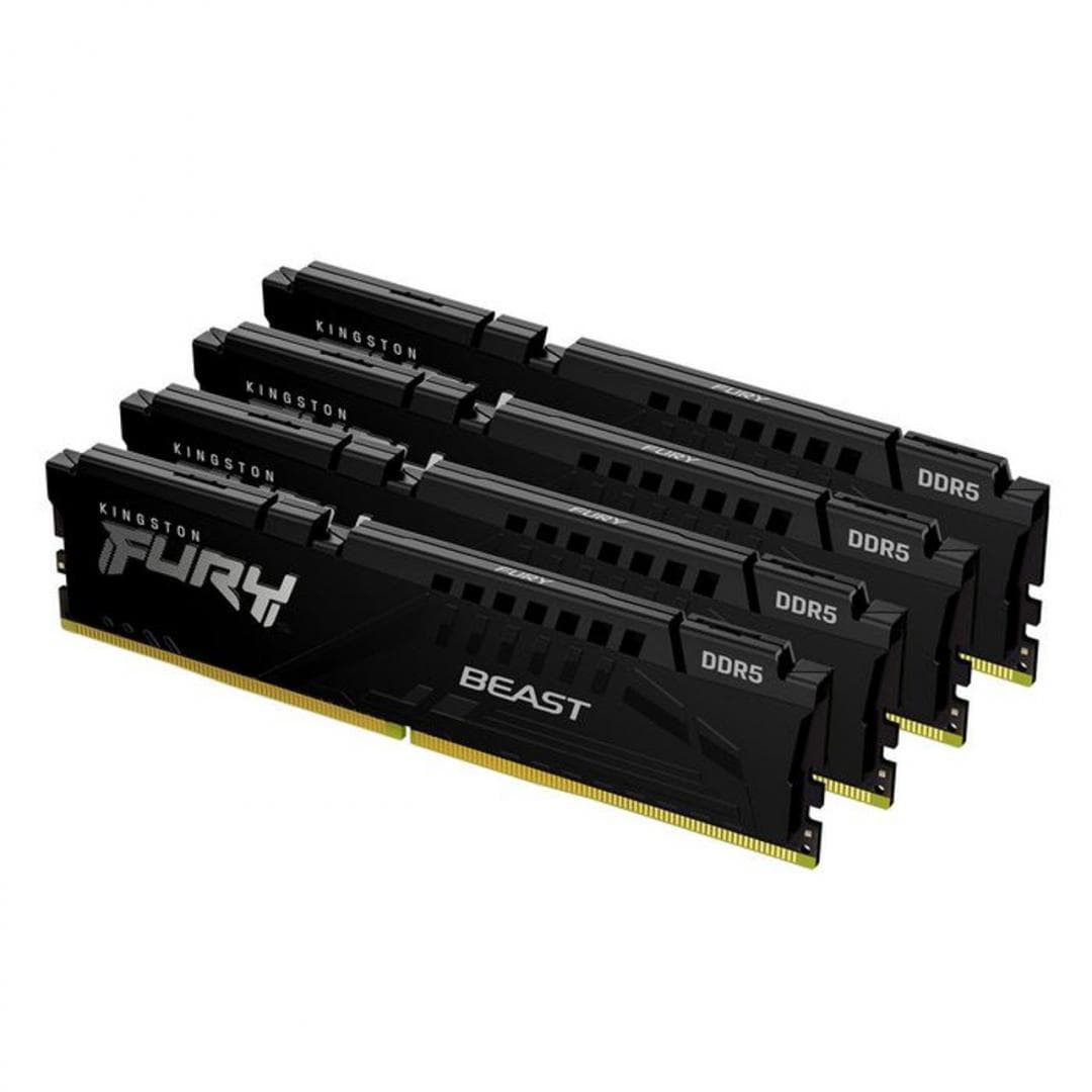 Memorie RAM Kingston FURY Beast, 128GB DDR5, 5600MHz, CL40