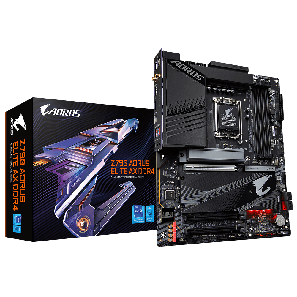 Placa de baza Gigabyte Z790 AORUS ELITE AX, Socket 1700, DDR4, ATX