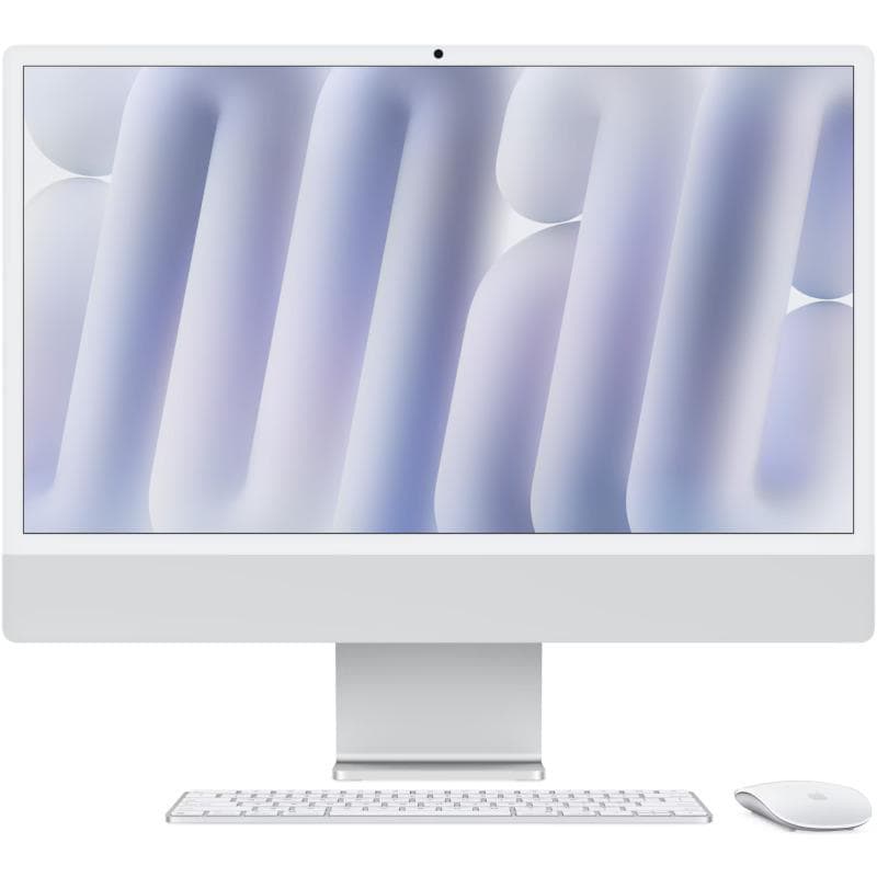 Apple iMAC 24" Retina 4.5k/ Apple M4 (CPU 10-core, GPU 10-core, Neural Engine16-core)/32GB/1TB- Silver - INT KB (2024) (Cto from MCR24RO/A)