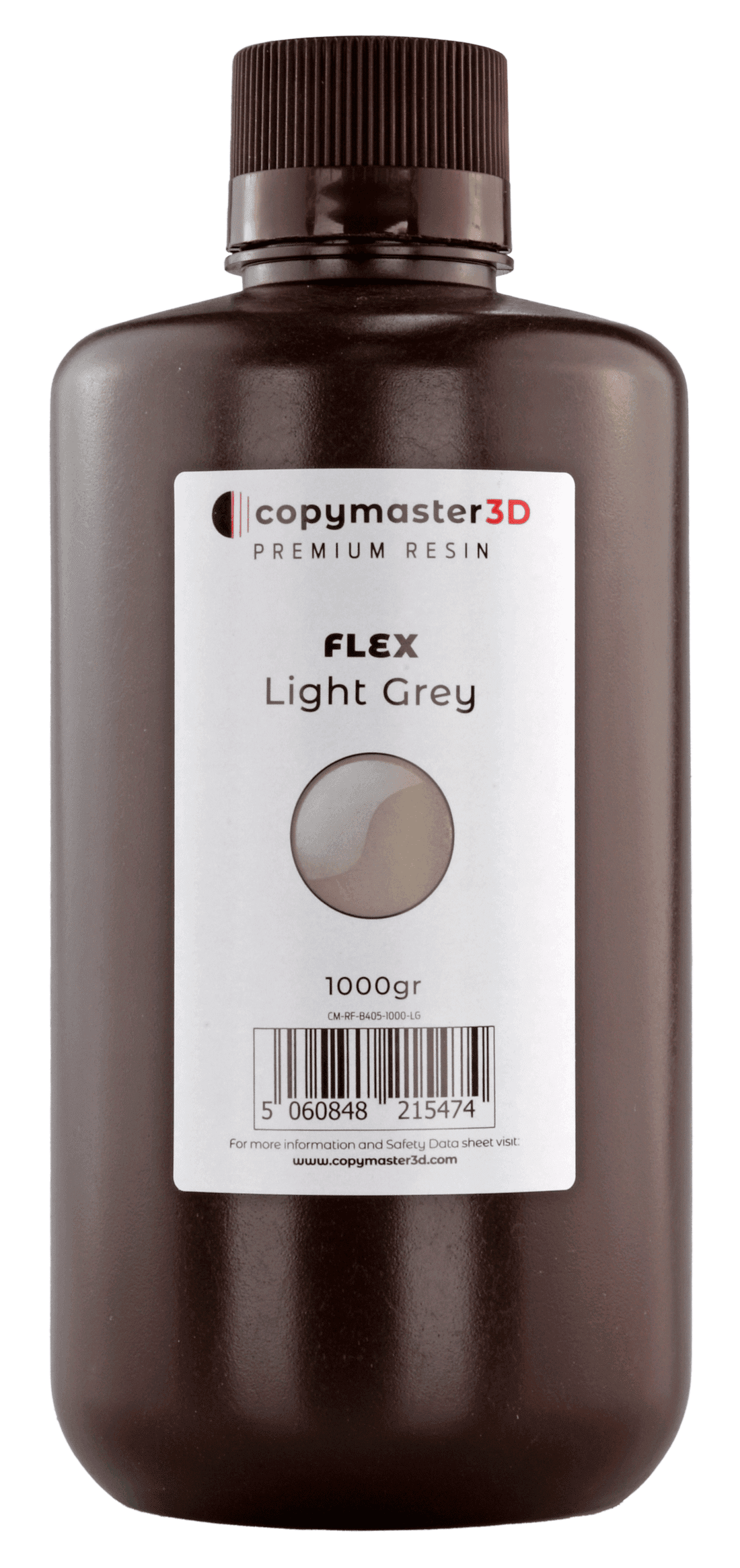 Rășină 3D Copymaster3D Flex UV – 1 kg – Light Grey
