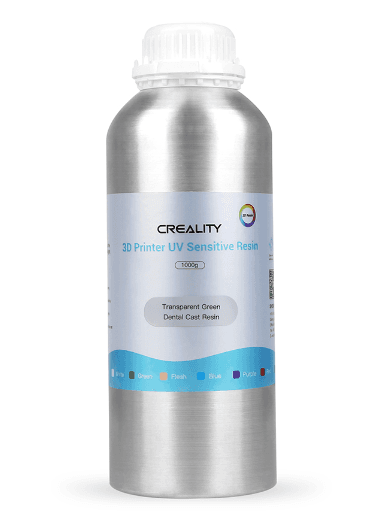Rășină 3D Creality LCD Dental Cast – Transparent Green – 1 kg