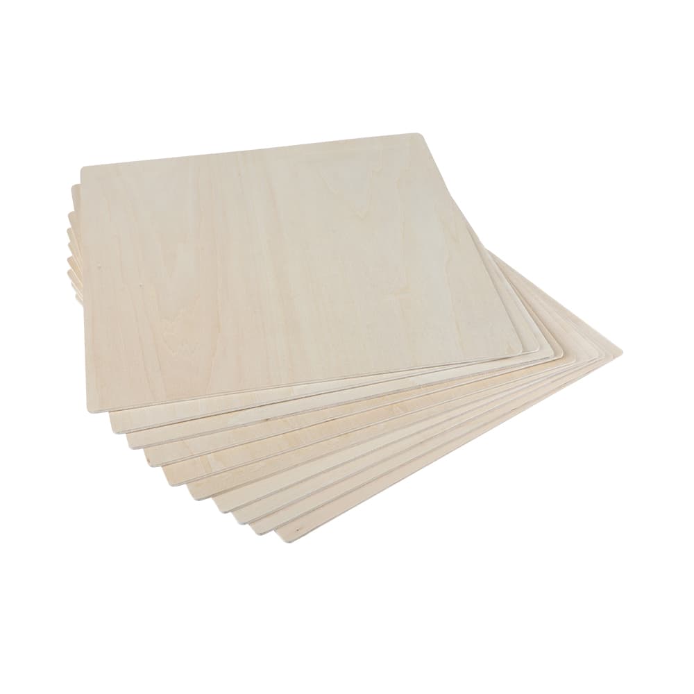 Material pentru gravare laser Creality Falcon Series Basswood Plywood Sheets 200 x 200 x 3 mm – 10 buc