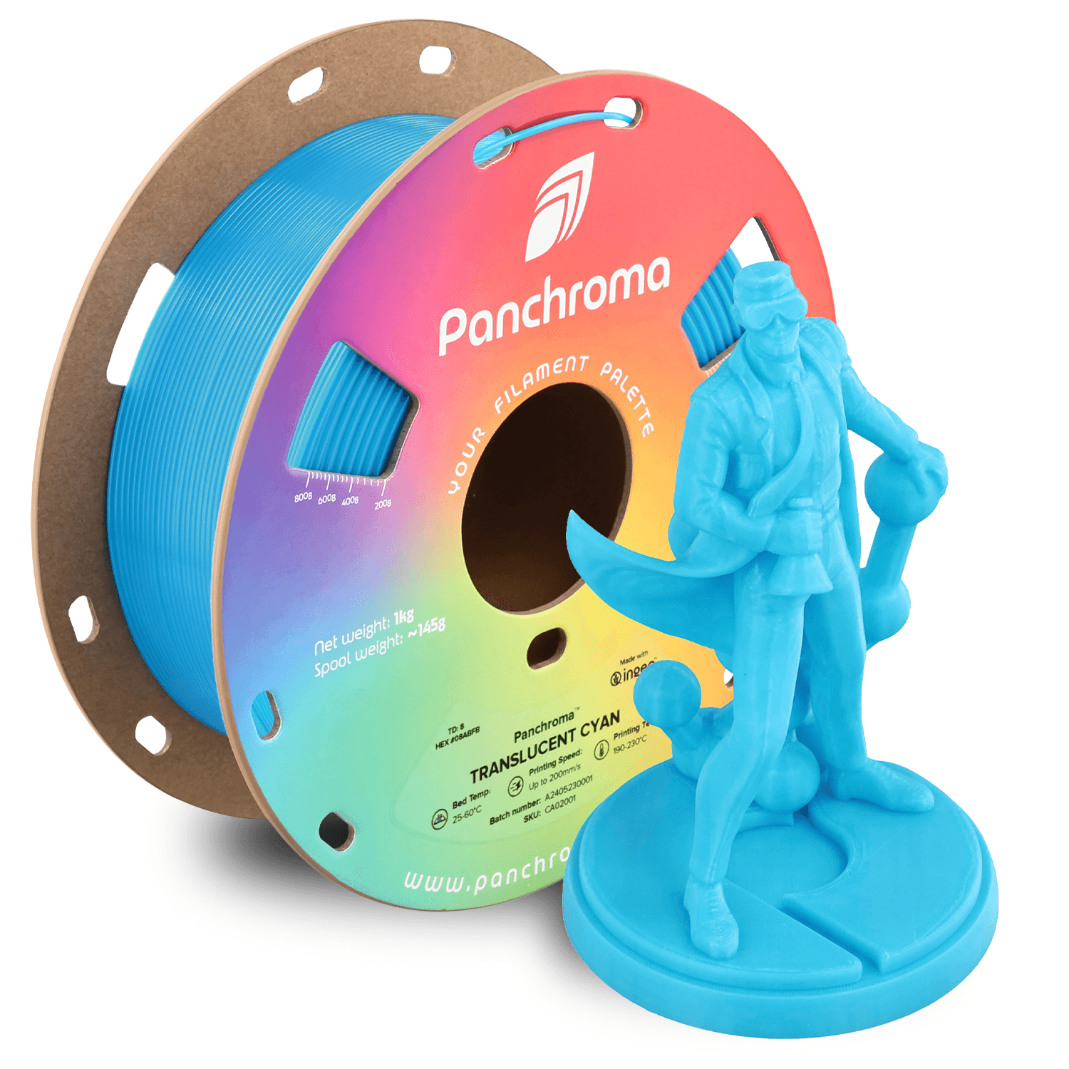 Filament Polymaker Panchroma PLA Translucent (CA02037)