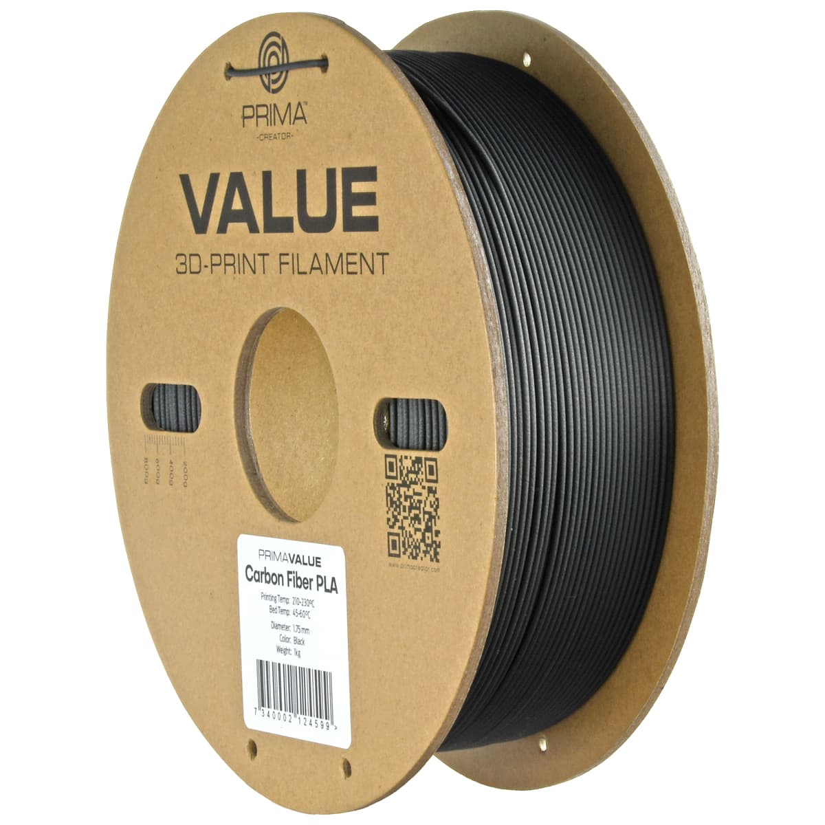 Filament PrimaCreator PrimaValue PLA Carbon Fiber