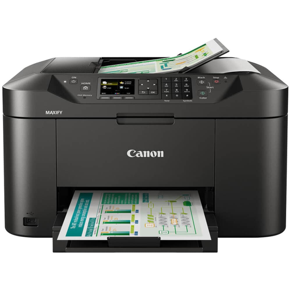 Multifunctional Inkjet Color Canon Maxify MB2150, A4,Functii:Impr|Scan|Cop|Fax, Vit Print Mono:19ppm,Vit print color:13ppm,Conectiv:USB|WiFi, Duplex:Da, ADF:ADF "CH0959C009AA"